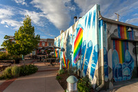 Laramie Community RT Downtown Many Hands Mural Art
